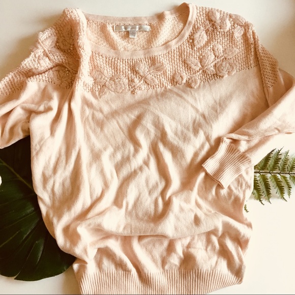 Lauren Conrad Blush Colored Sweater - Picture 3 of 4